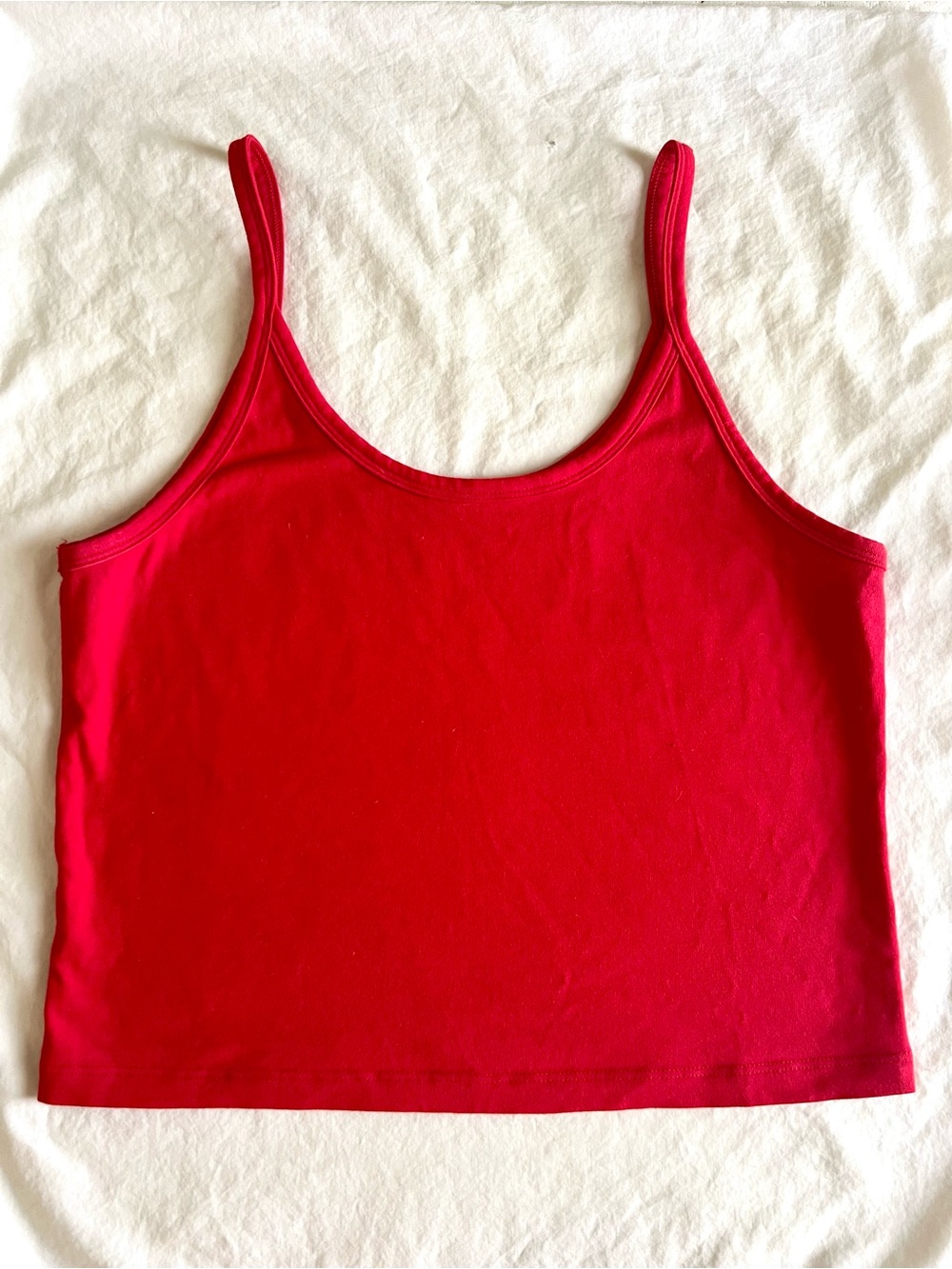 ARQ Crop Tank Cherry Organic Cotton